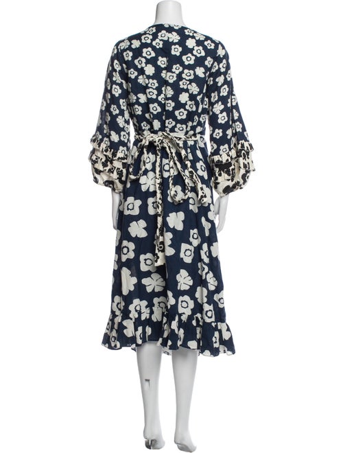 Apiece Apart Floral Print Long Dress