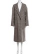 Apiece Apart Wool Plaid Print Coat