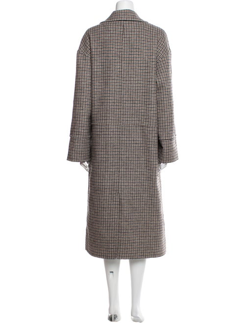 Apiece Apart Wool Plaid Print Coat