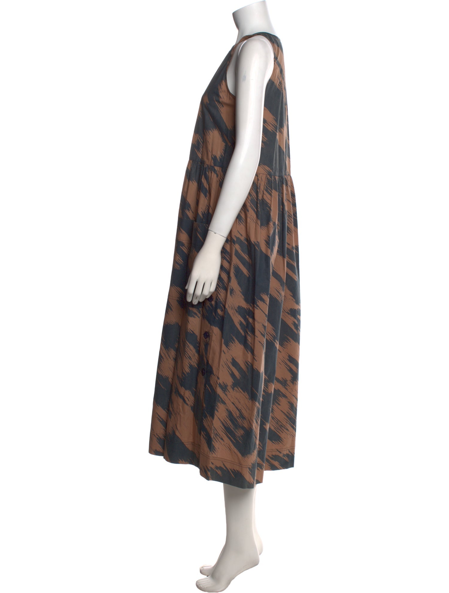Apiece Apart Printed Long Dress