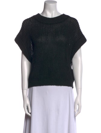 Apiece Apart Linen Bateau Neckline Top