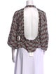 Apiece Apart Silk Printed Blouse