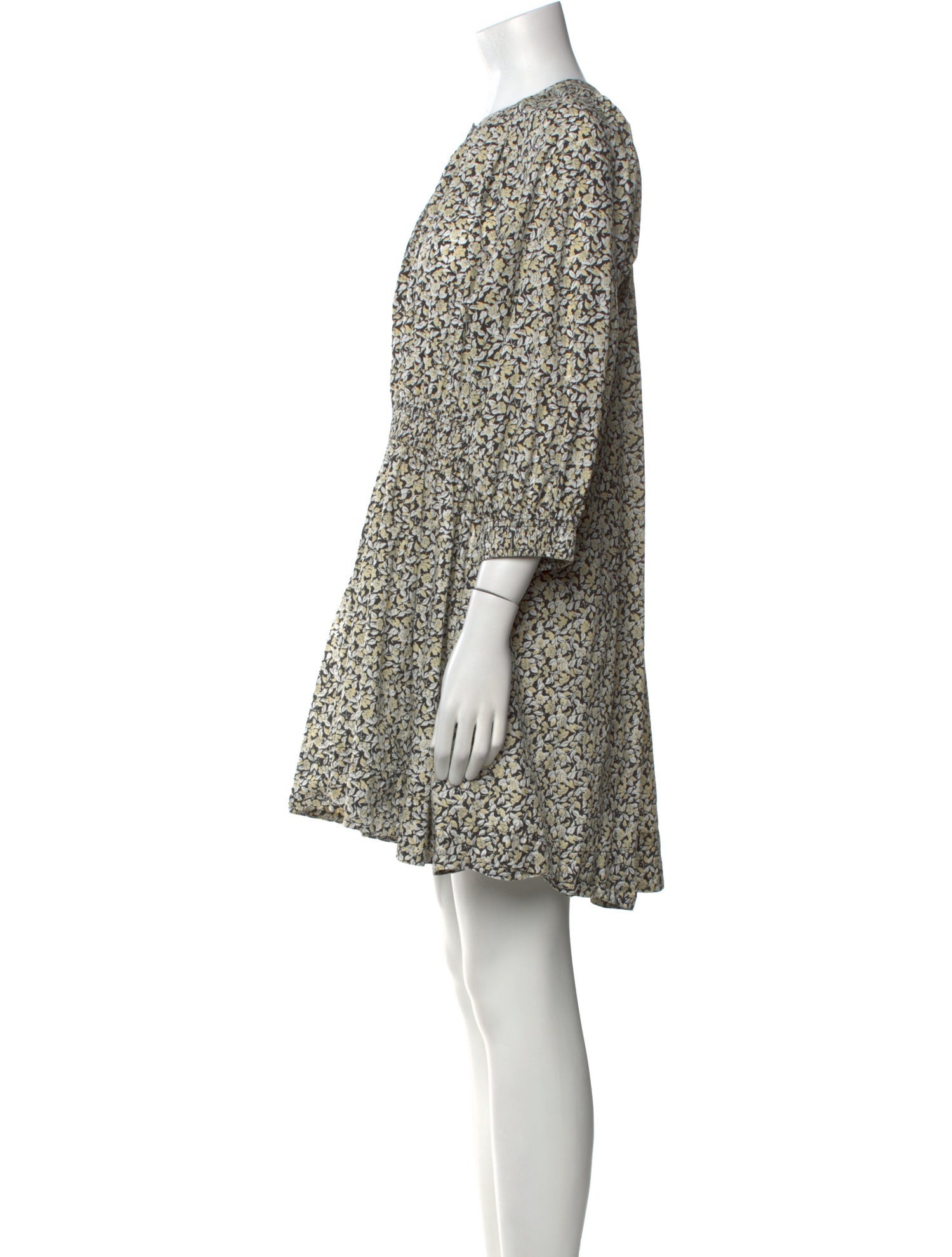 Apiece Apart Floral Print Mini Dress