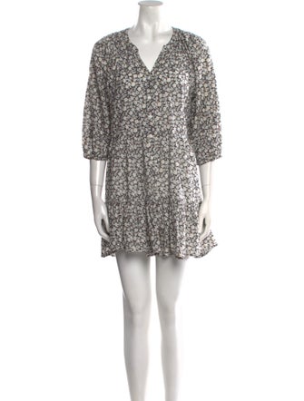 Apiece Apart Floral Print Mini Dress