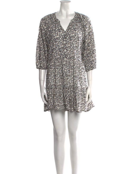 Apiece Apart Floral Print Mini Dress