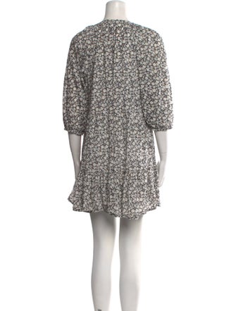 Apiece Apart Floral Print Mini Dress