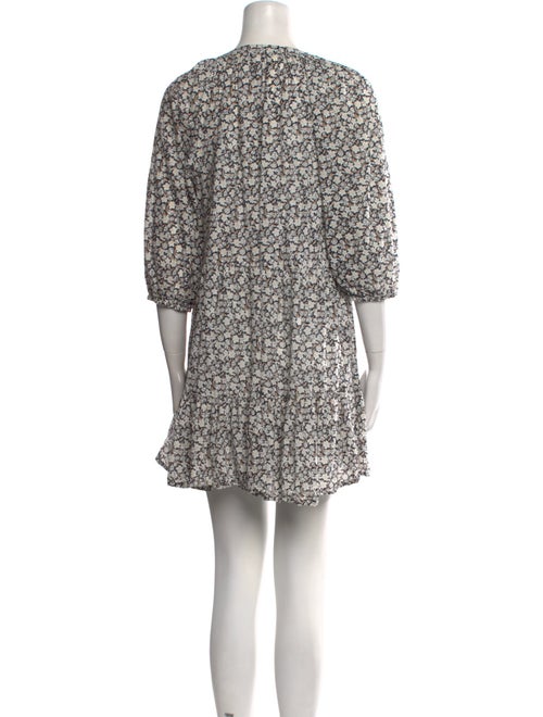 Apiece Apart Floral Print Mini Dress