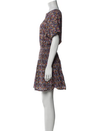 Apiece Apart Floral Print Mini Dress