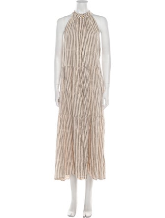 Apiece Apart Striped Long Dress