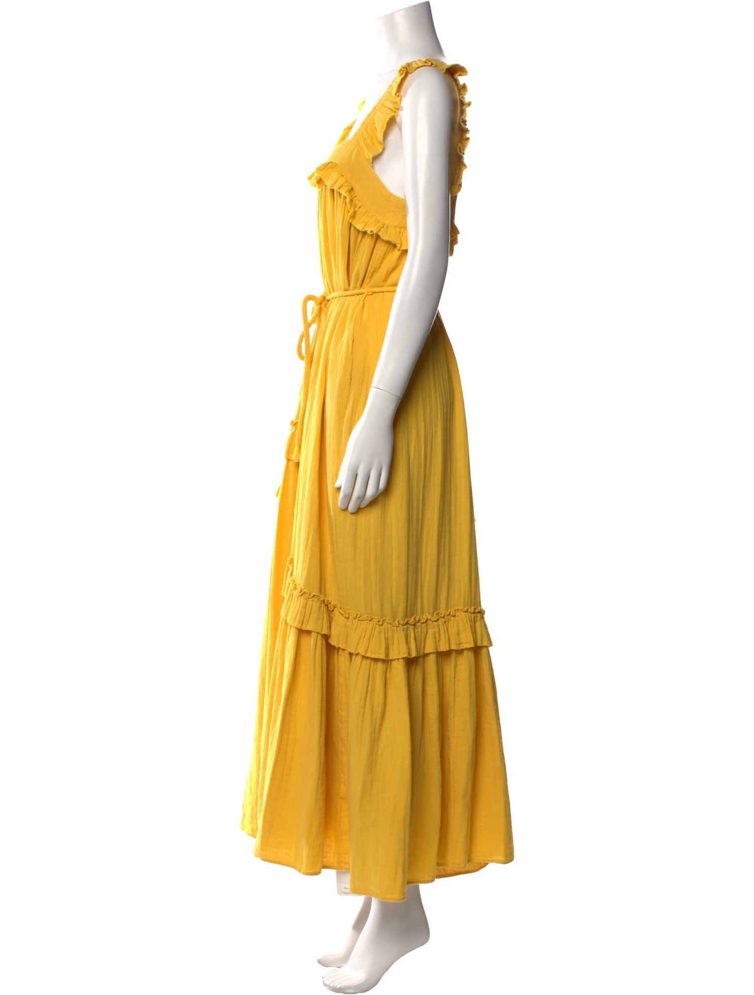 Apiece Apart Square Neckline Long Dress