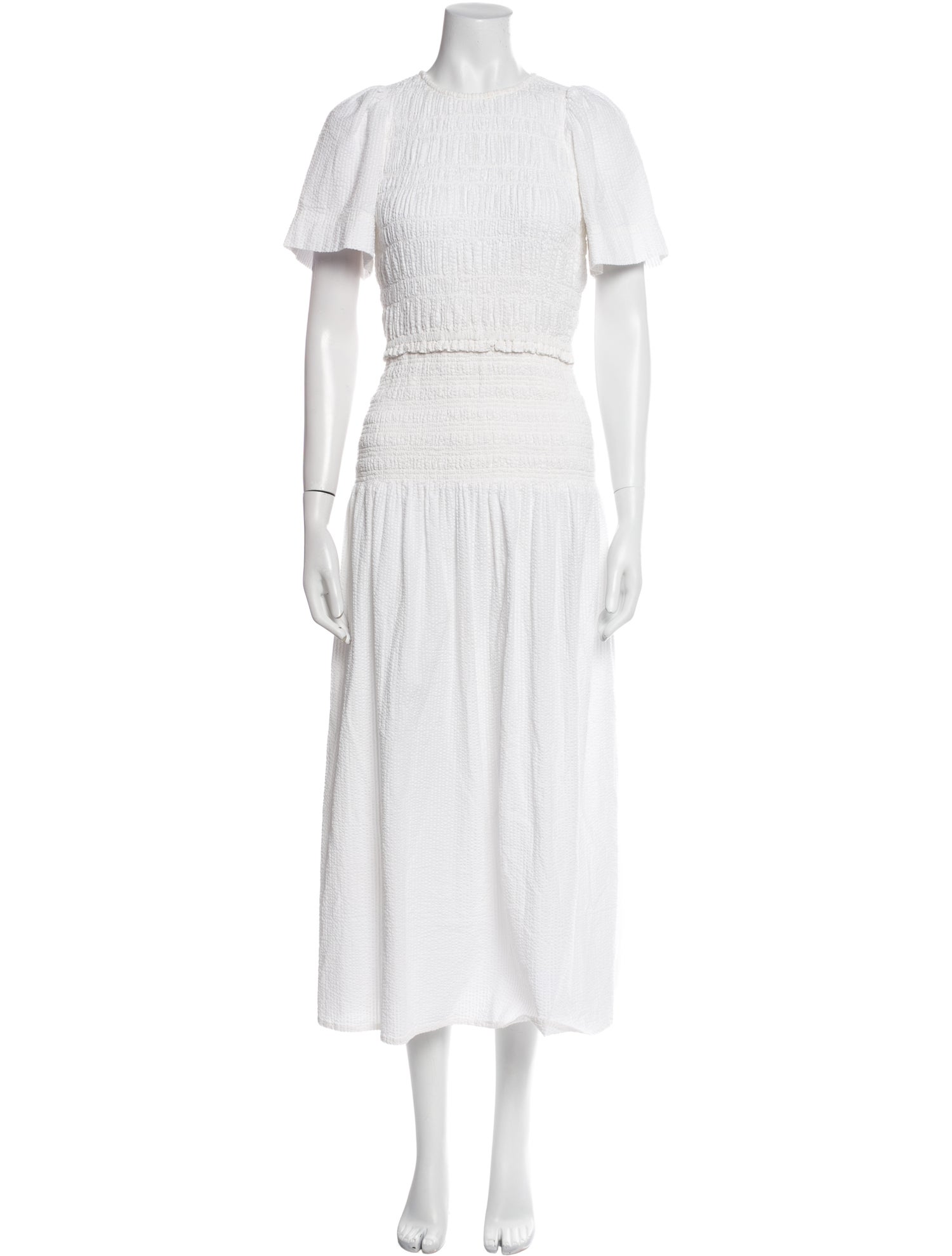 Apiece Apart Crew Neck Long Dress