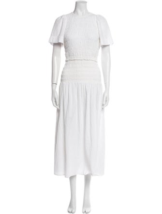 Apiece Apart Crew Neck Long Dress