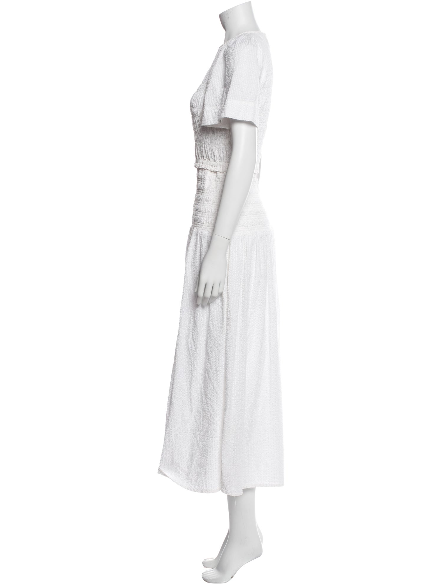 Apiece Apart Crew Neck Long Dress