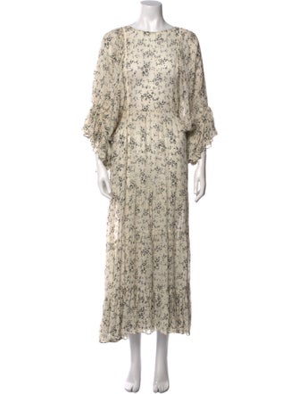 Apiece Apart Silk Long Dress