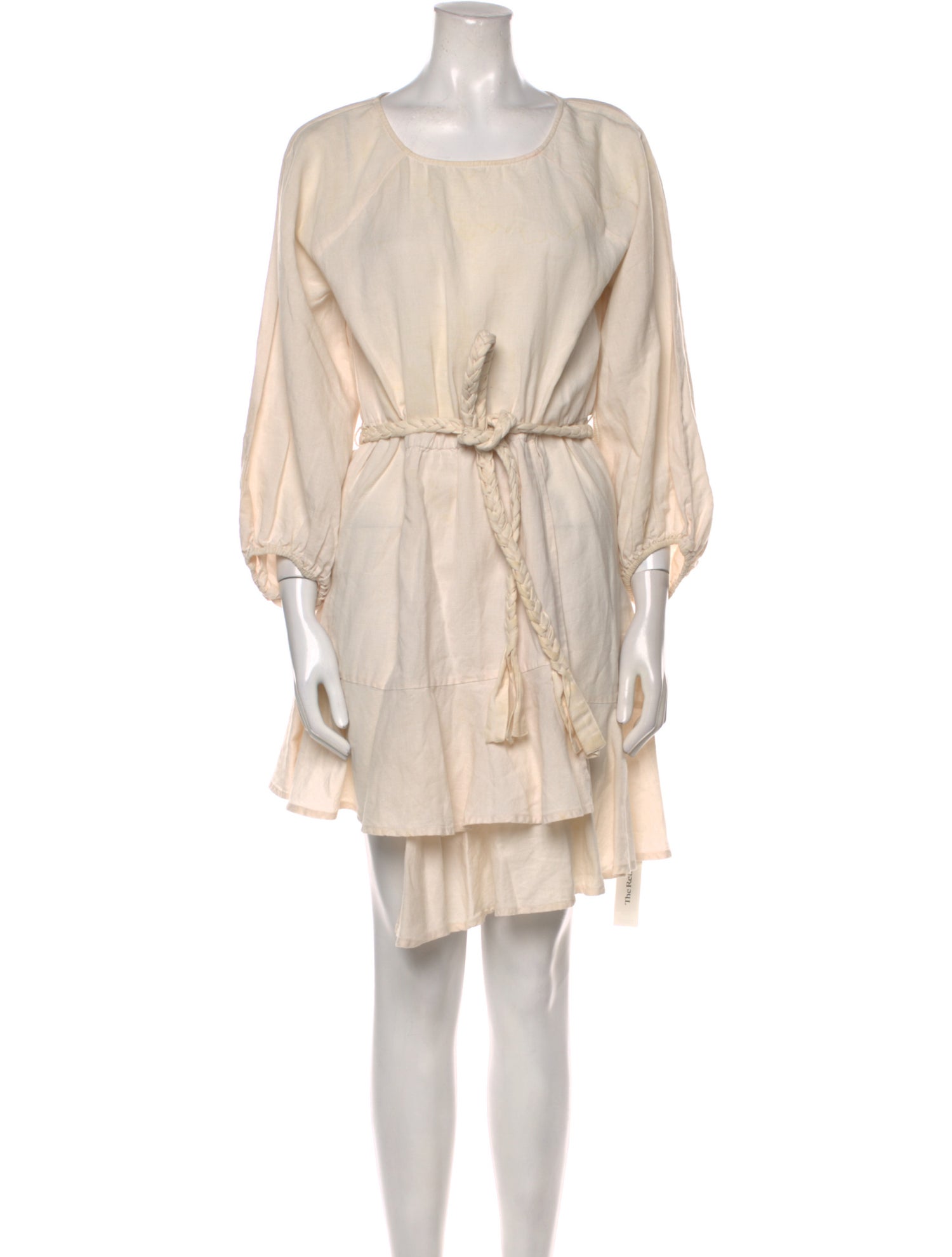 Apiece Apart Scoop Neck Mini Dress