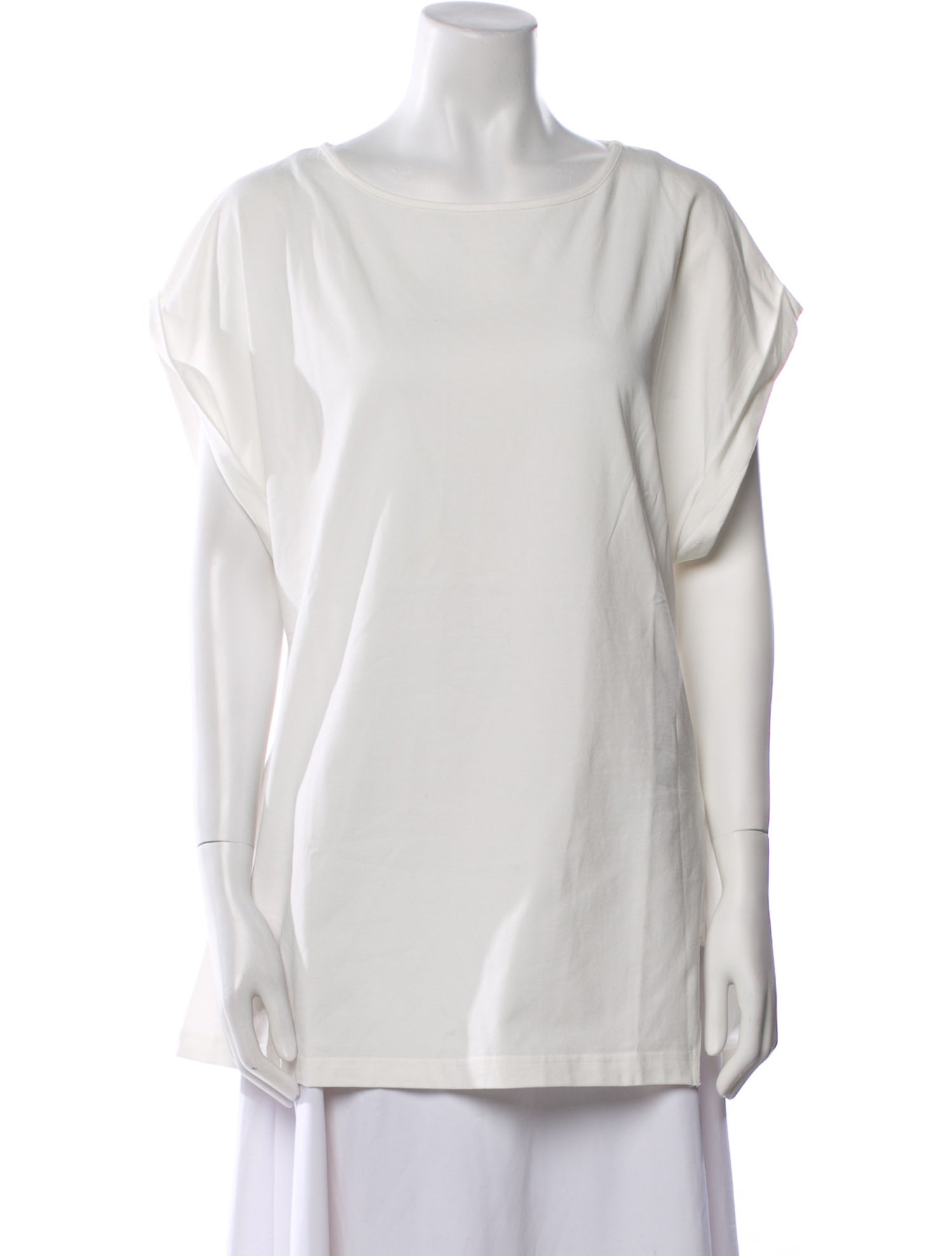 Apiece Apart Bateau Neckline Short Sleeve Tunic