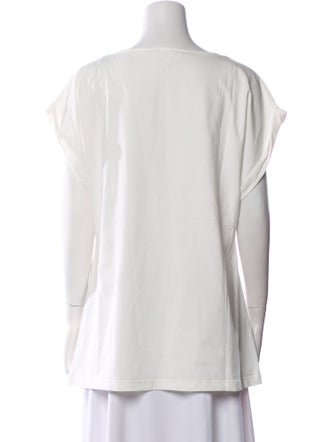 Apiece Apart Bateau Neckline Short Sleeve Tunic