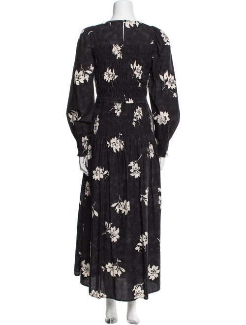 Apiece Apart Floral Print Long Dress