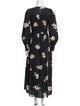 Apiece Apart Floral Print Long Dress