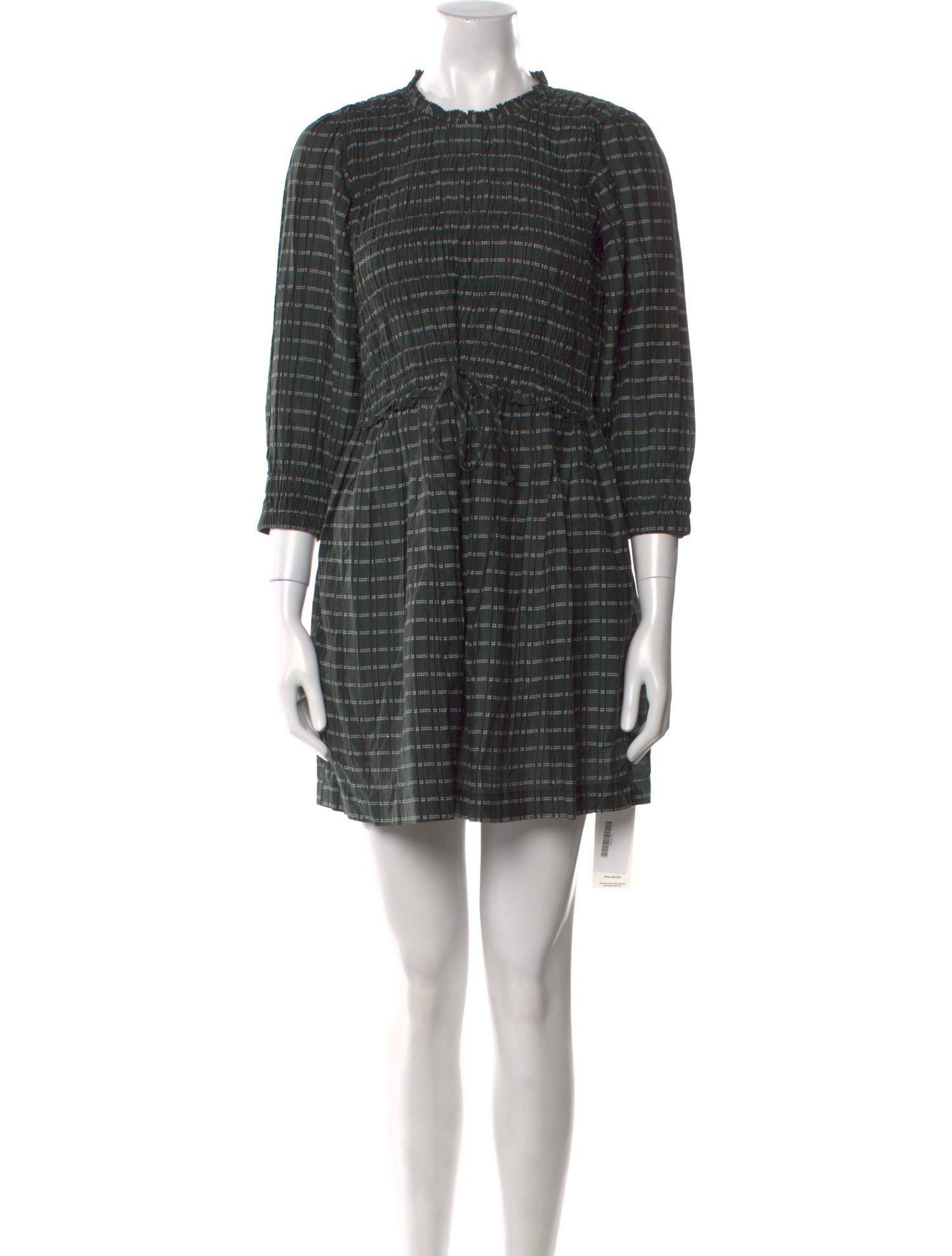 Apiece Apart Plaid Print Mini Dress w/ Tags