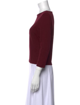 Apiece Apart Bateau Neckline Three-Quarter Sleeve Top