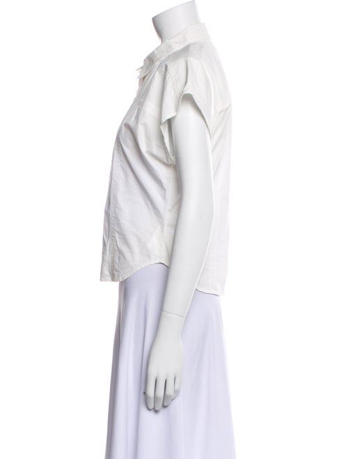 Apiece Apart Short Sleeve Button-Up Top