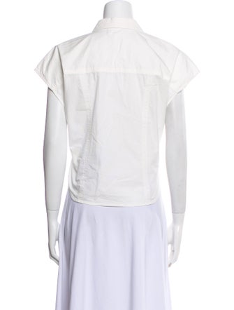 Apiece Apart Short Sleeve Button-Up Top