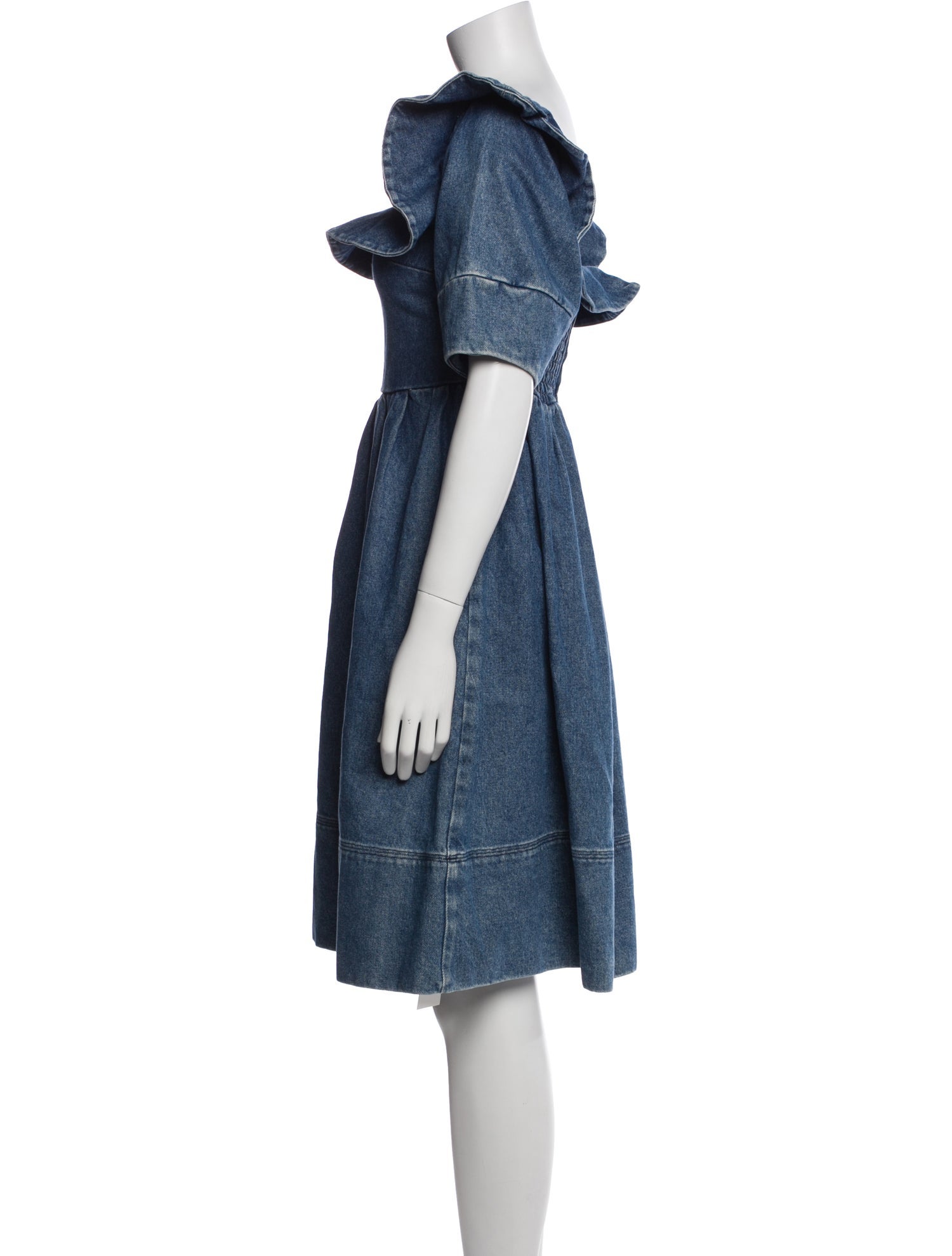 Apiece Apart Square Neckline Knee-Length Dress w/ Tags