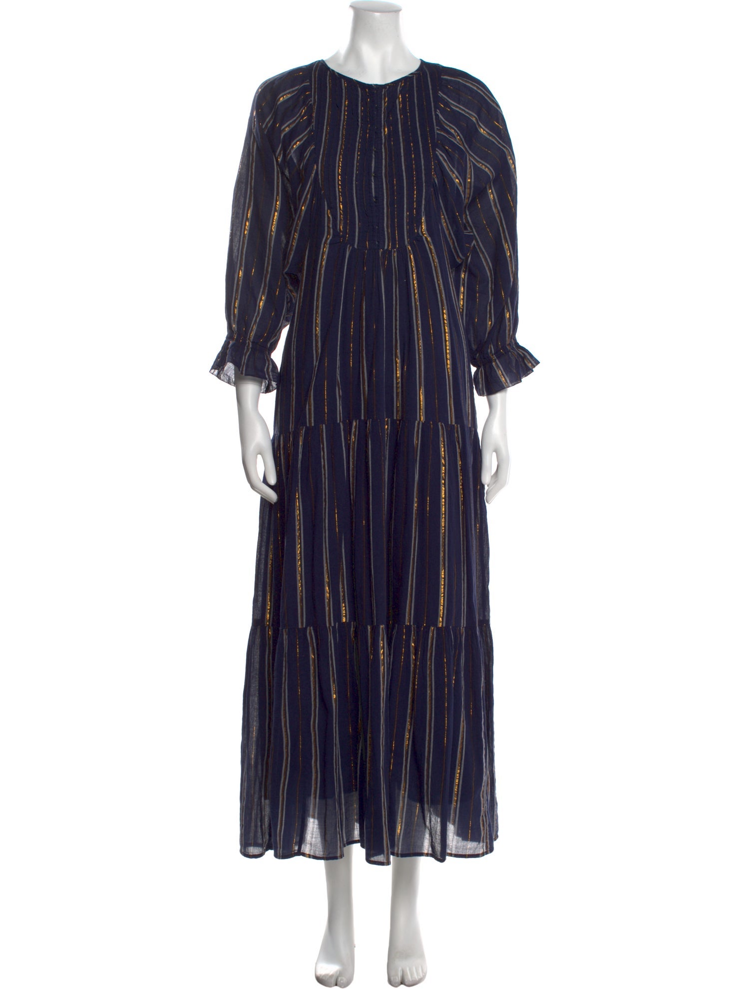 Apiece Apart Striped Long Dress