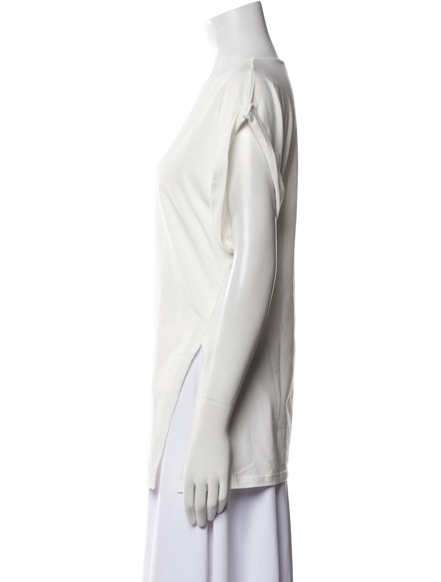 Apiece Apart Bateau Neckline Short Sleeve T-Shirt