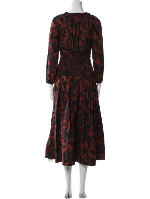 Apiece Apart Floral Print Long Dress