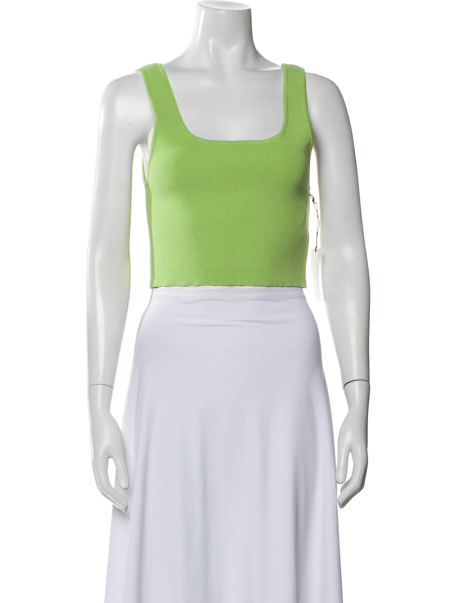 Apiece Apart Square Neckline Sleeveless Crop Top w/ Tags