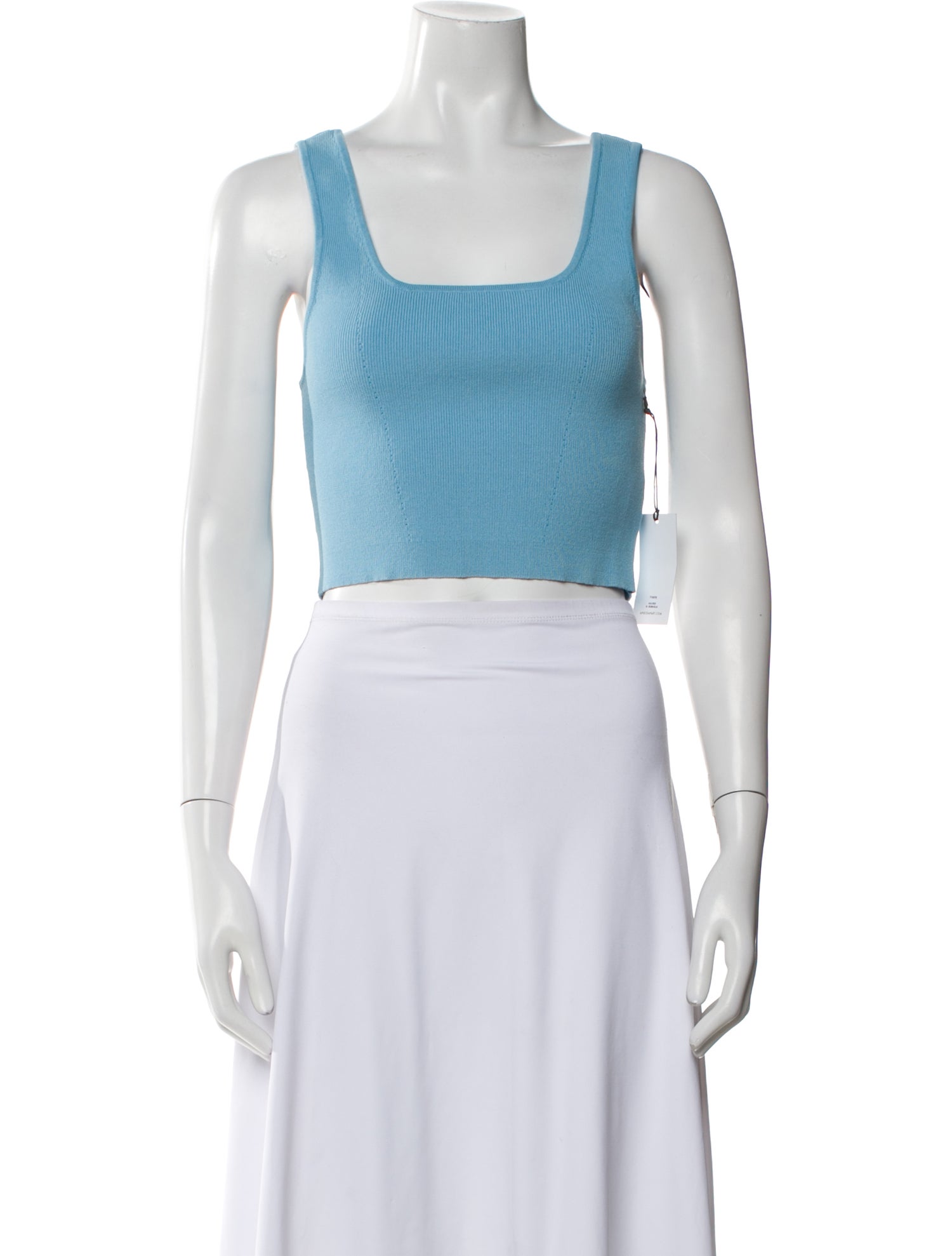 Apiece Apart Square Neckline Sleeveless Crop Top w/ Tags