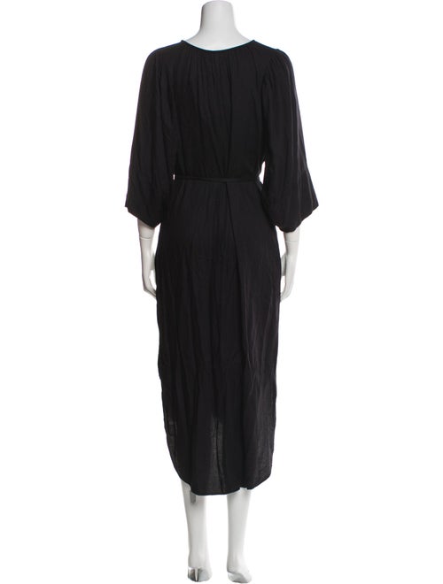 Apiece Apart Scoop Neck Midi Length Dress