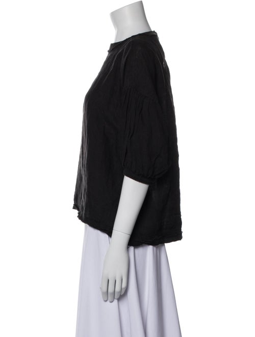 Apiece Apart Linen Crew Neck Top