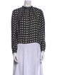Apiece Apart Wool Plaid Print Blouse