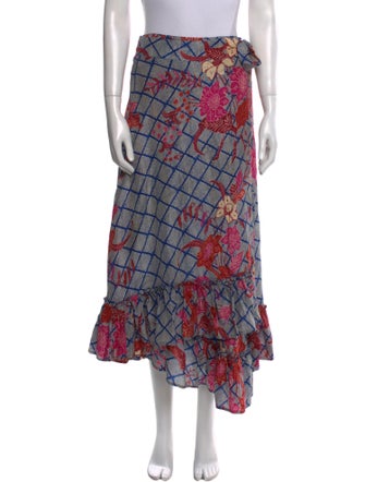 Apiece Apart Silk Midi Length Skirt