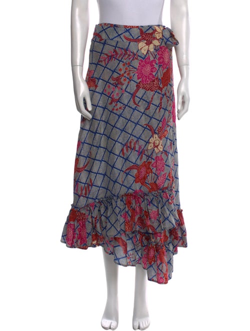 Apiece Apart Silk Midi Length Skirt