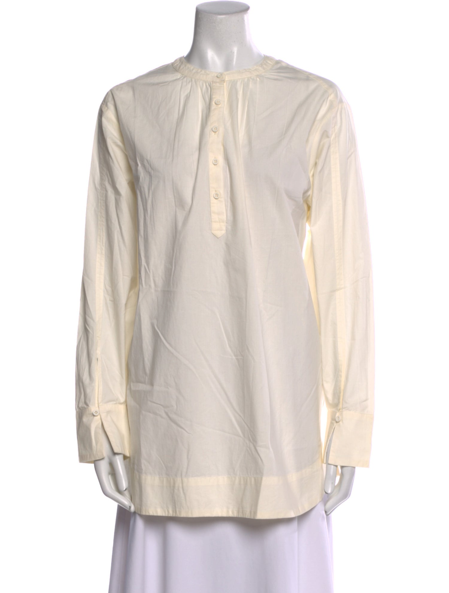 Apiece Apart Crew Neck Long Sleeve Tunic