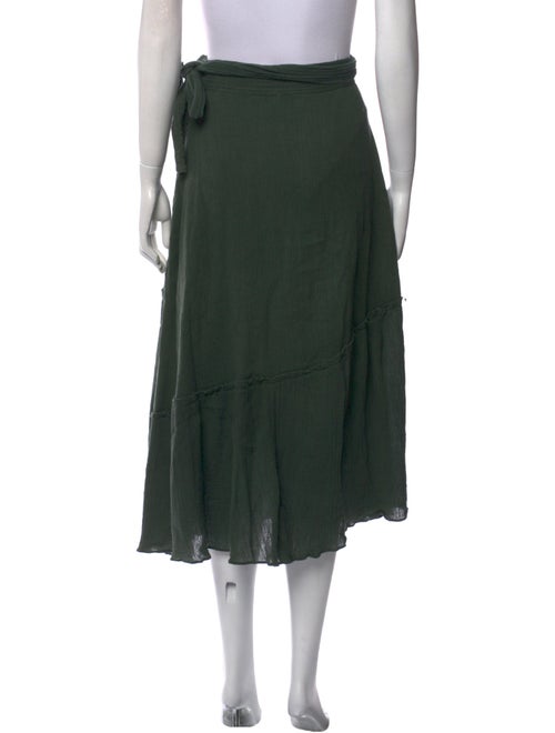 Apiece Apart Pleated Accents Midi Length Skirt