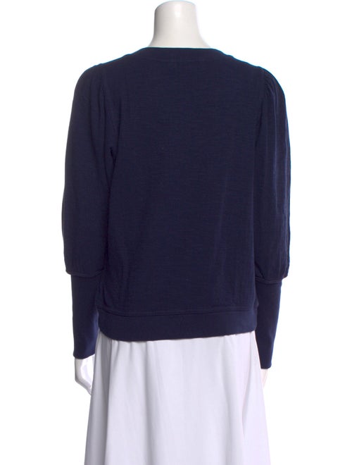 Apiece Apart Crew Neck Long Sleeve Sweatshirt