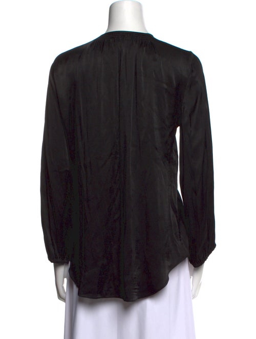 Apiece Apart Crew Neck Long Sleeve Blouse