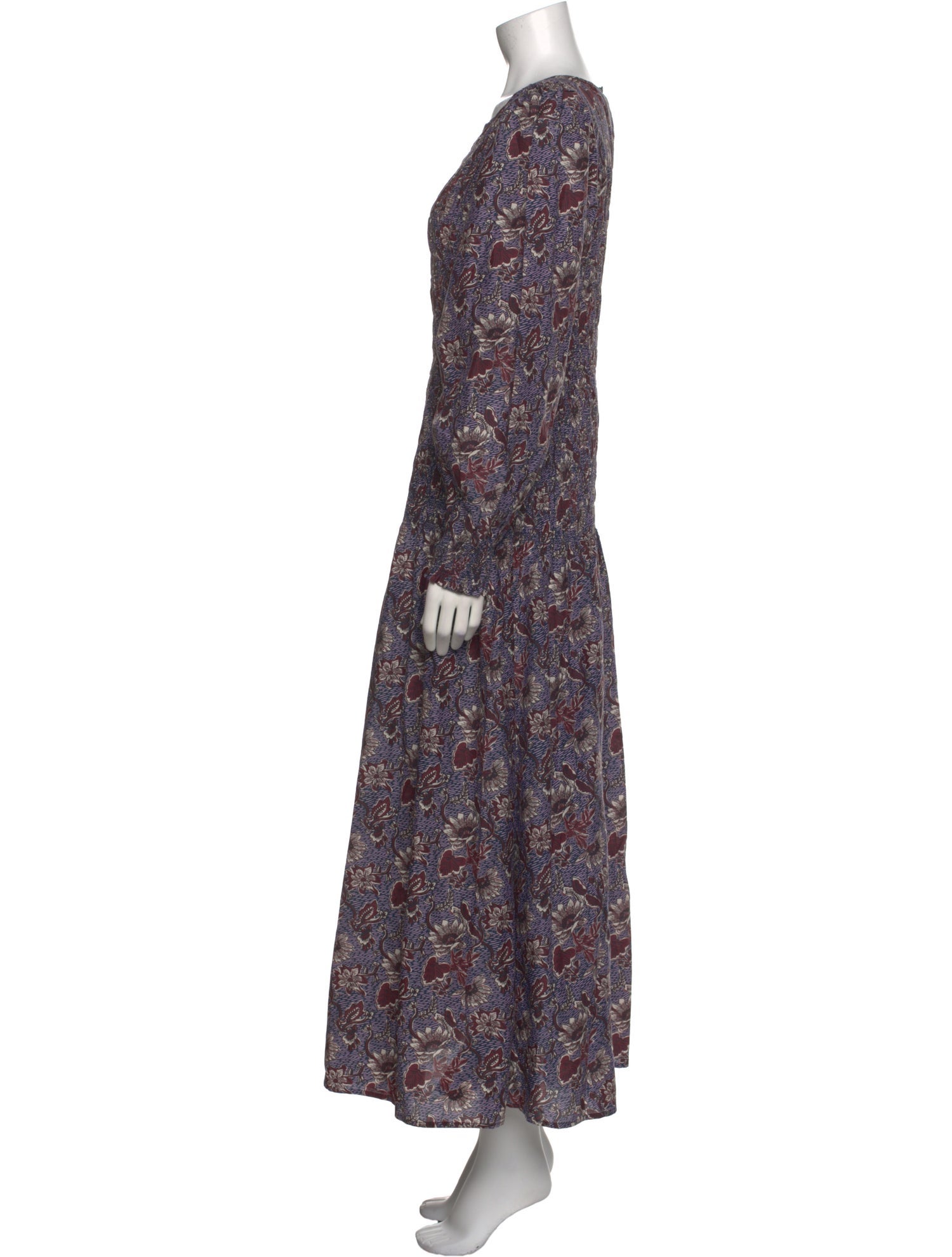 Apiece Apart Floral Print Long Dress