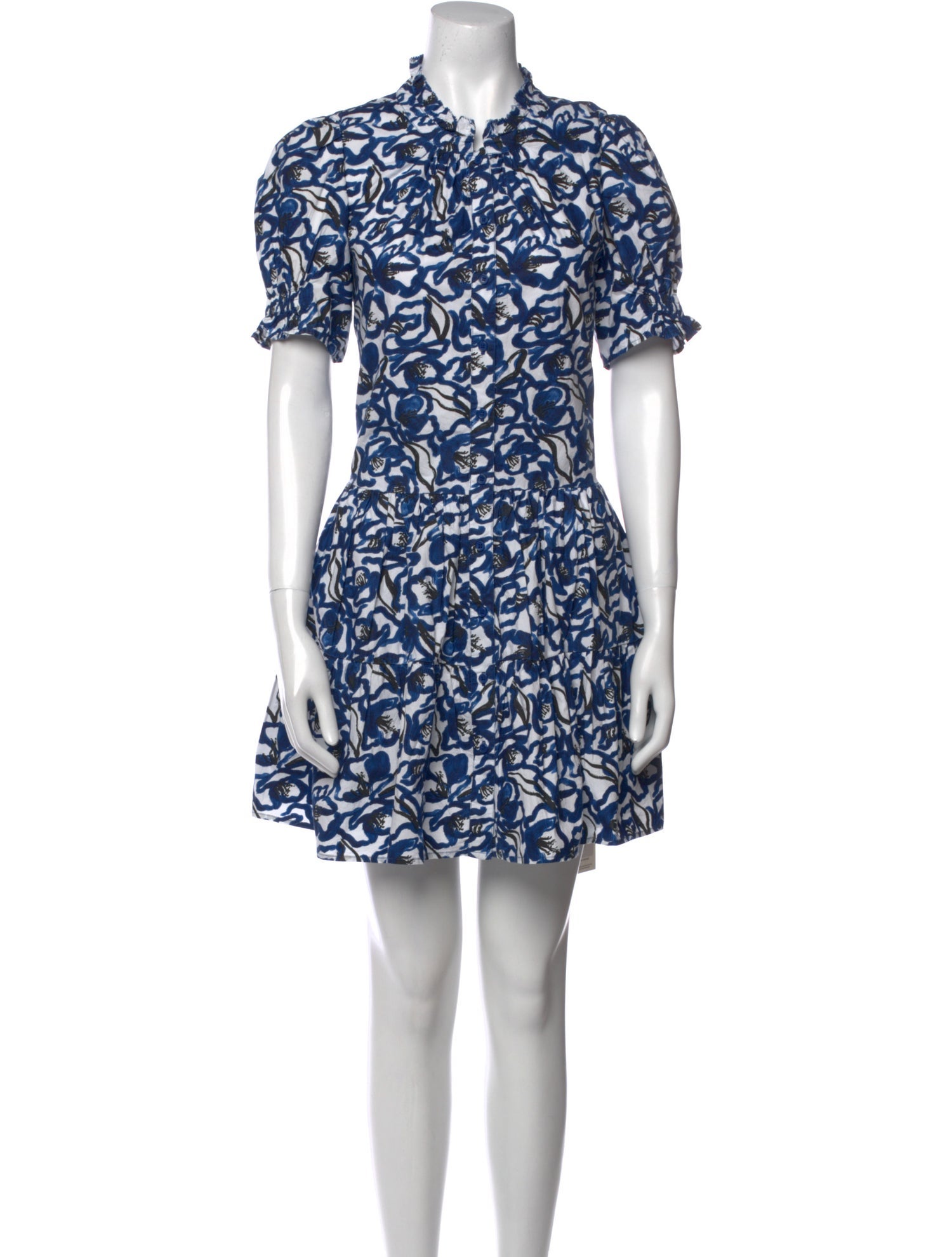 Apiece Apart Floral Print Mini Dress