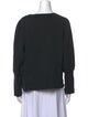 Apiece Apart Scoop Neck Long Sleeve Sweatshirt