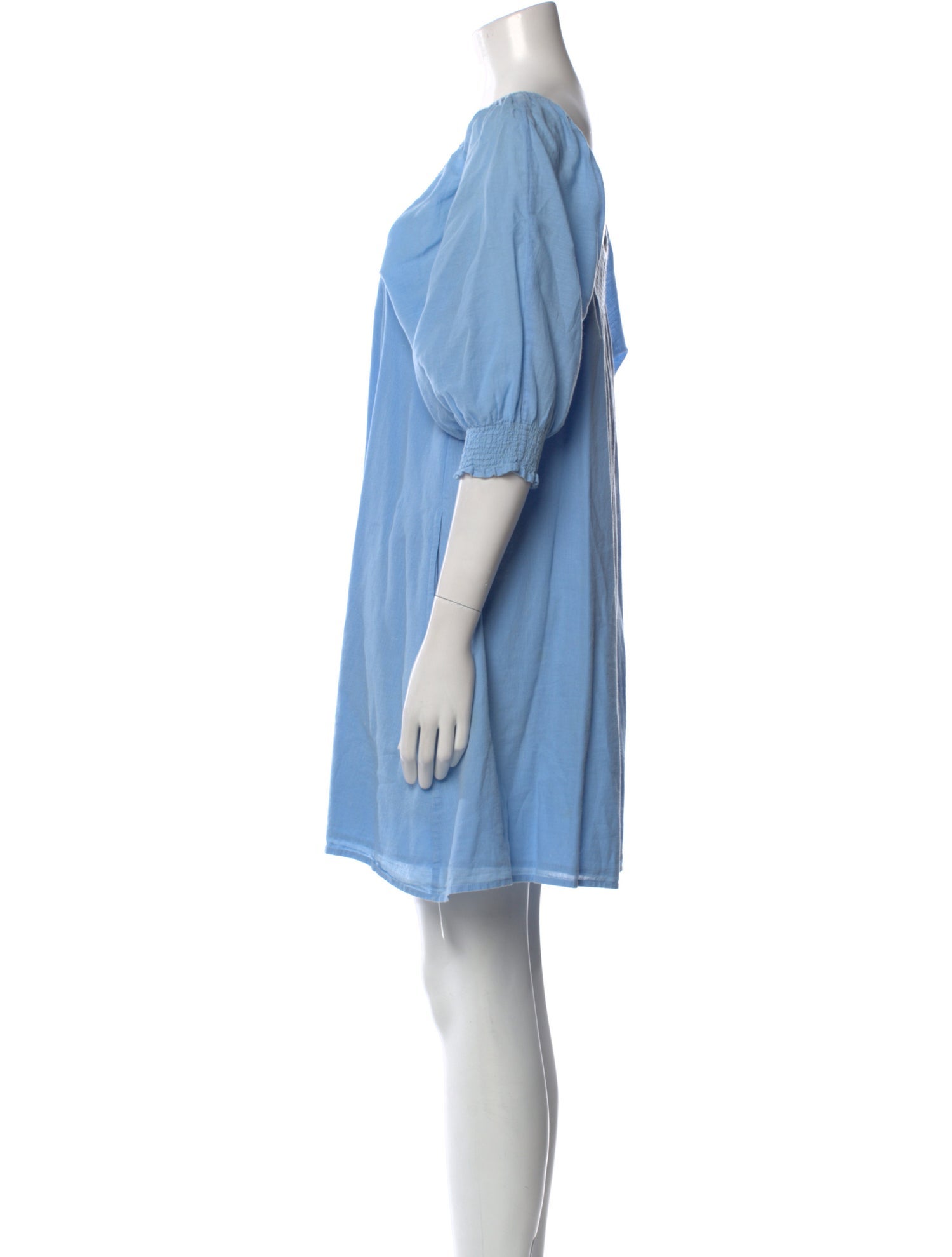 Apiece Apart Square Neckline Mini Dress