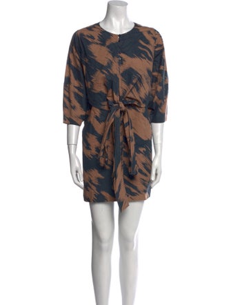 Apiece Apart Printed Mini Dress