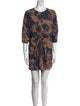 Apiece Apart Printed Mini Dress