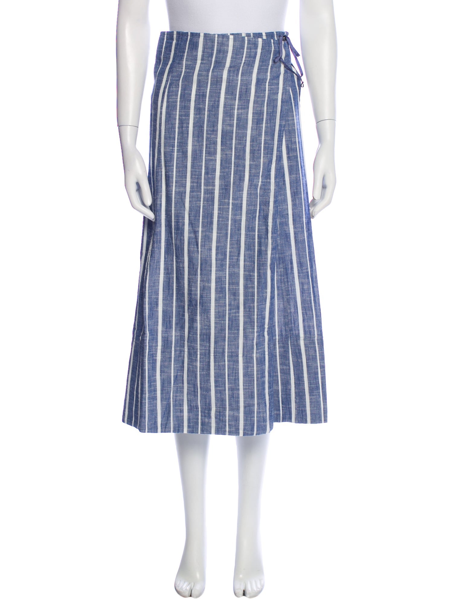 Apiece Apart Striped Midi Length Skirt w/ Tags