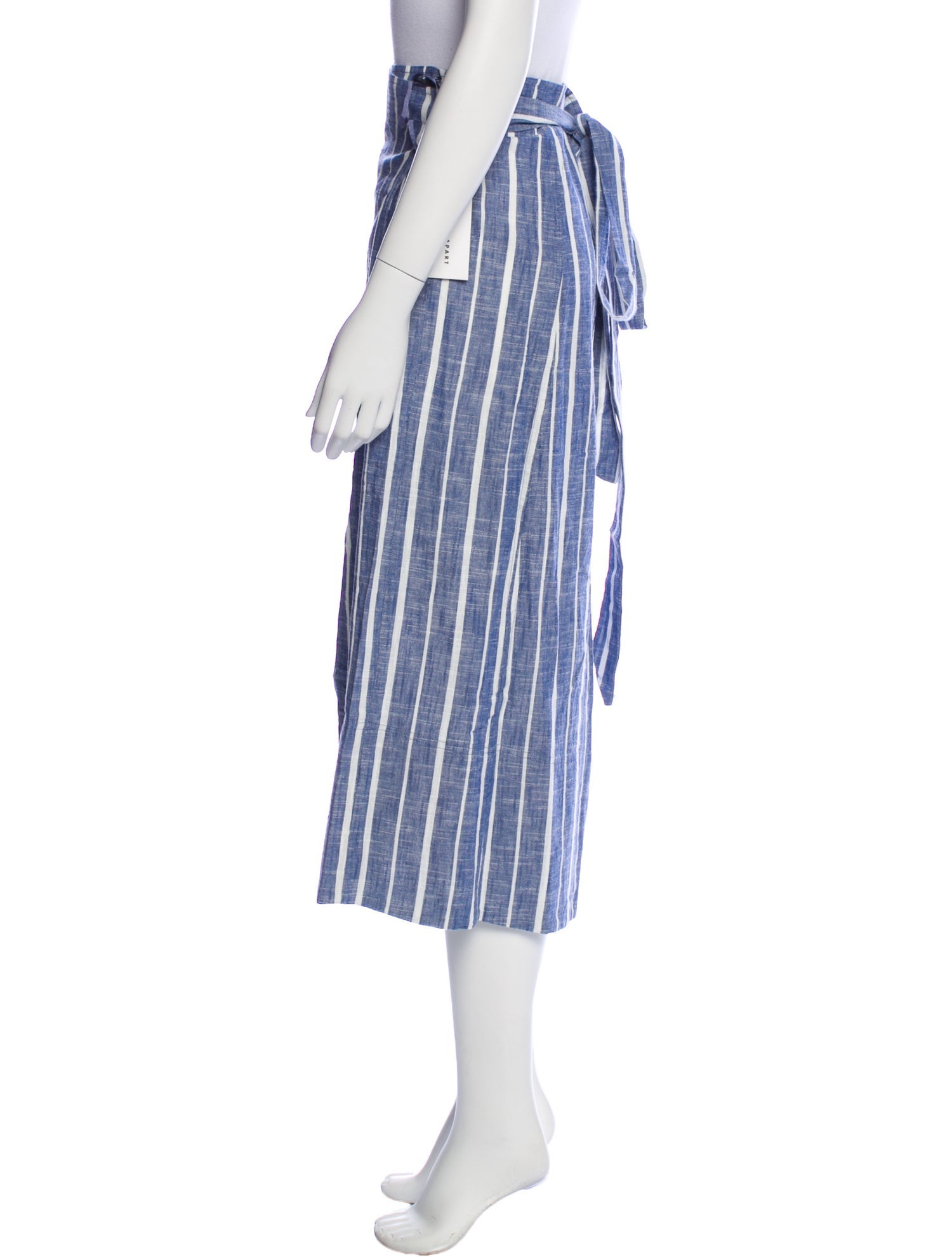 Apiece Apart Striped Midi Length Skirt w/ Tags